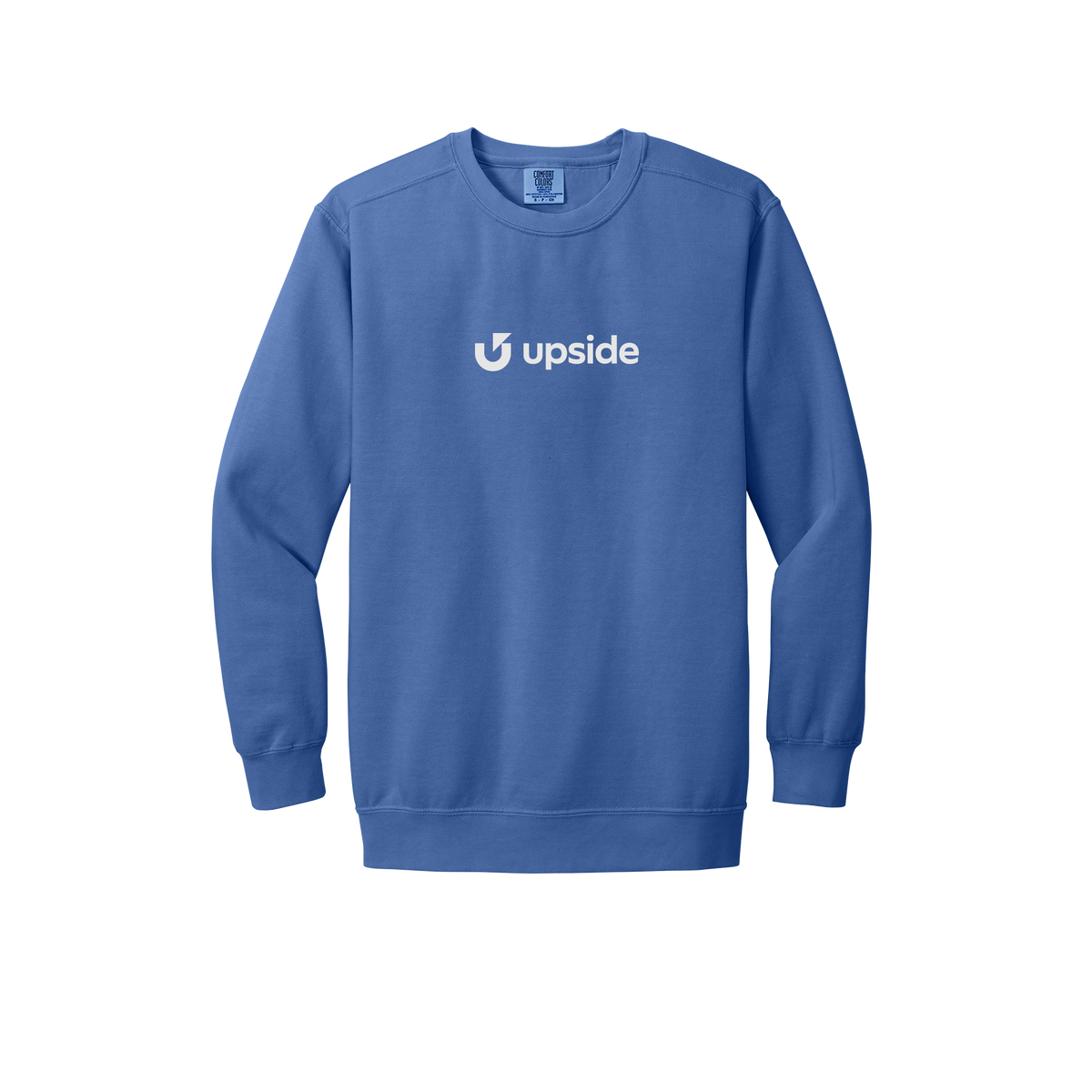 upside-premium-comfort-crewneck-dtf-front-1566-floblue-flat-front