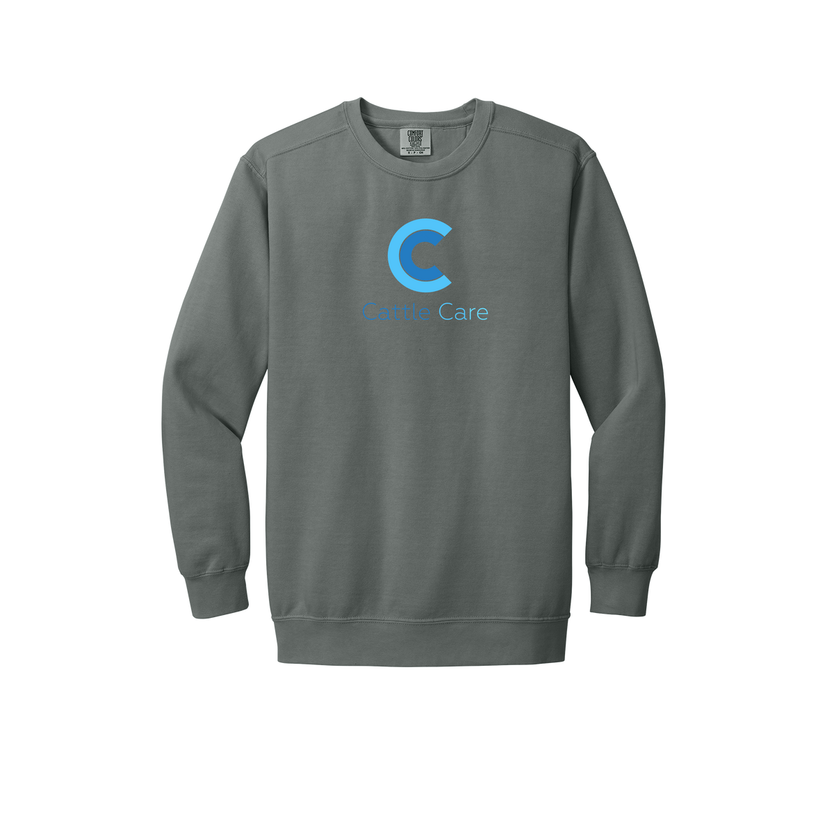 cattle-care-premium-comfort-crewneck-dtf-front-1566-grey-flat-front