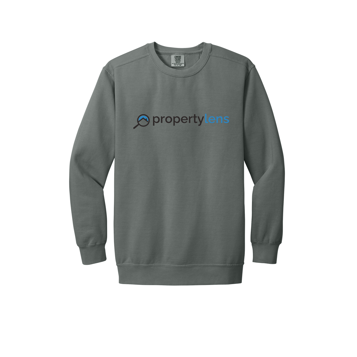 propertylens-premium-comfort-crewneck-dtf-front-1566-grey-flat-front