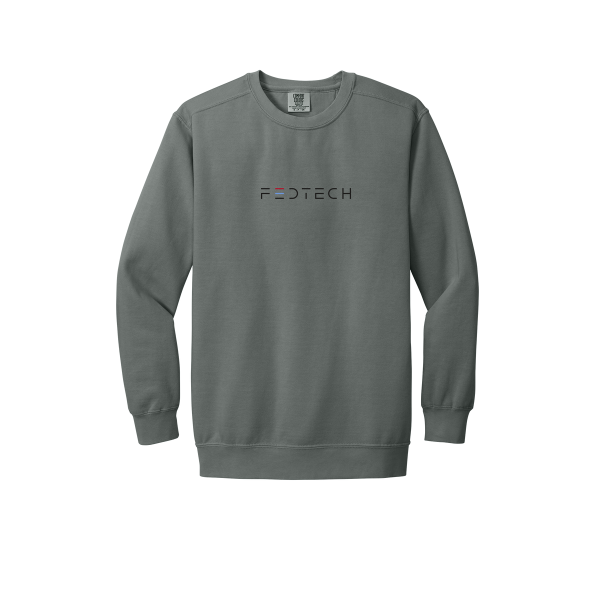 fedtech-premium-comfort-crewneck-dtf-front-1566-grey-flat-front