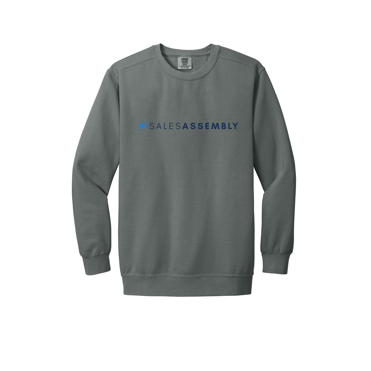 salesassembly-premium-comfort-crewneck-dtf-front-1566-grey-flat-front