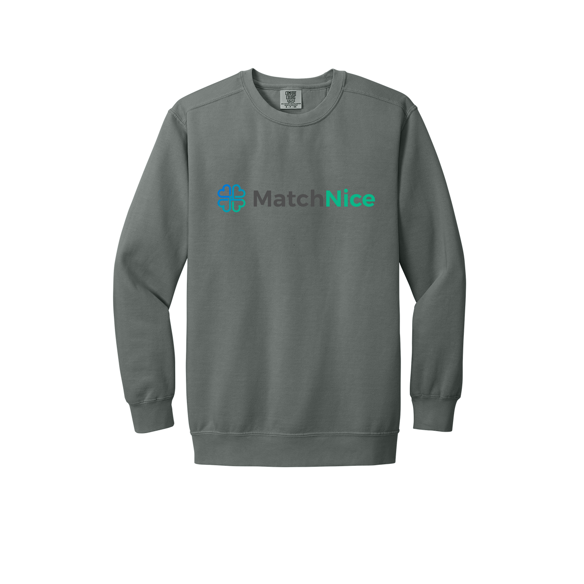 matchnice-premium-comfort-crewneck-dtf-front-1566-grey-flat-front