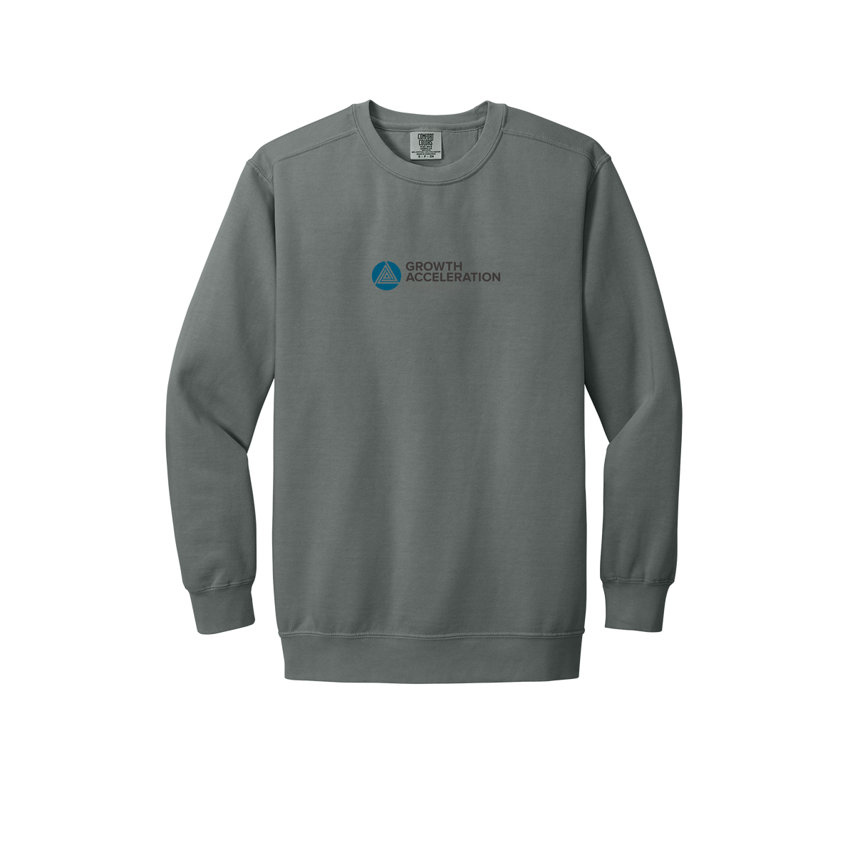 growthaccelerationpartners-premium-comfort-crewneck-dtf-front-1566-grey-flat-front