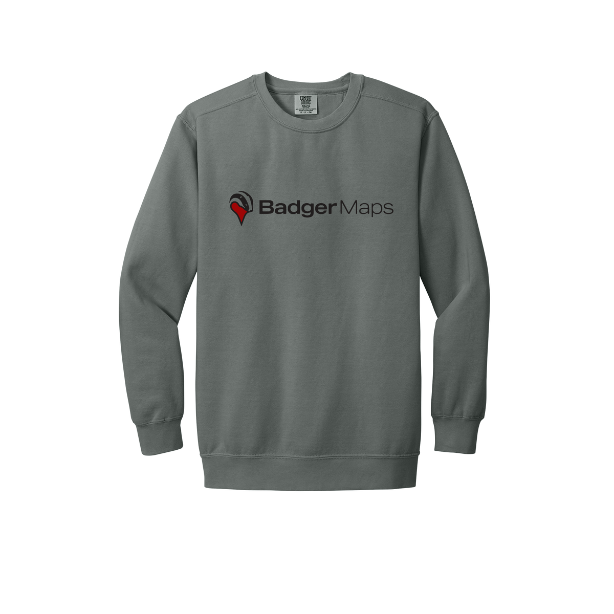 badgermapping-premium-comfort-crewneck-dtf-front-1566-grey-flat-front