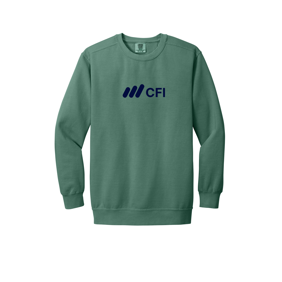corporatefinanceinstitute-premium-comfort-crewneck-dtf-front-1566-lightgreen-flat-front