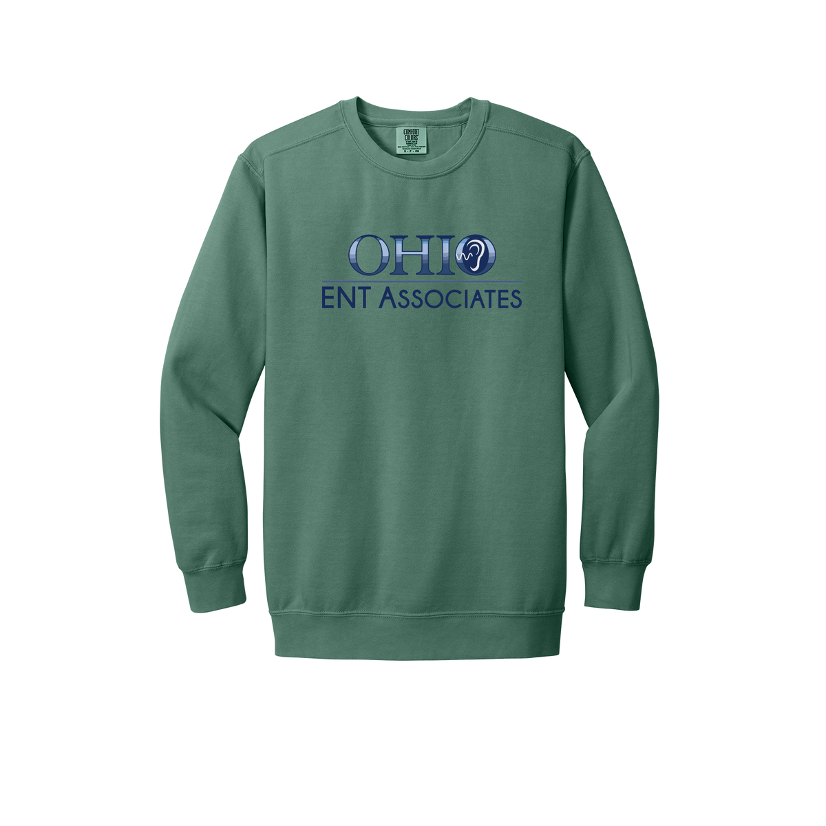 ohioentaudiology-premium-clinic-comfort-crewneck-dtf-front-1566-lightgreen-flat-front
