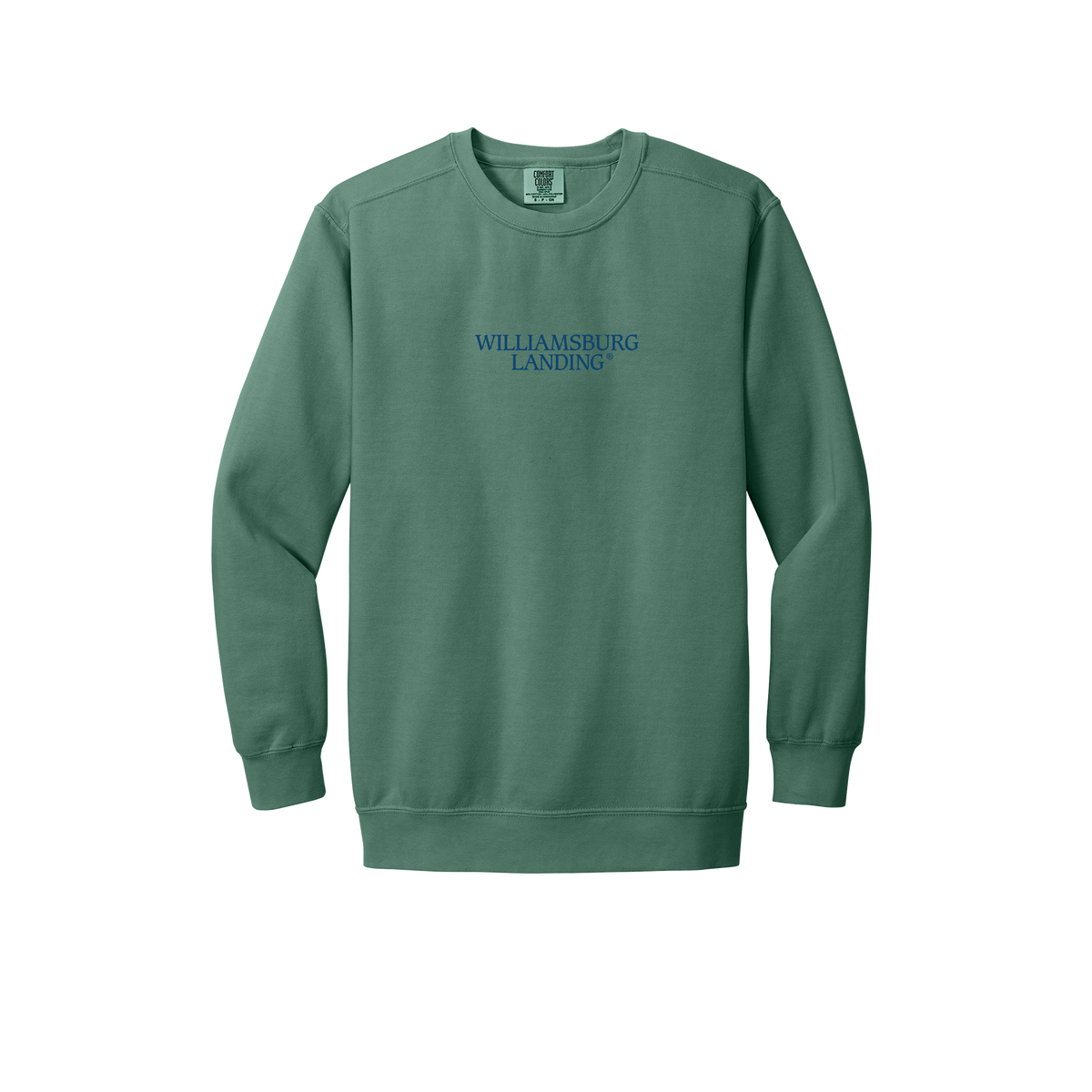 williamsburglanding-premium-comfort-crewneck-dtf-front-1566-lightgreen-flat-front