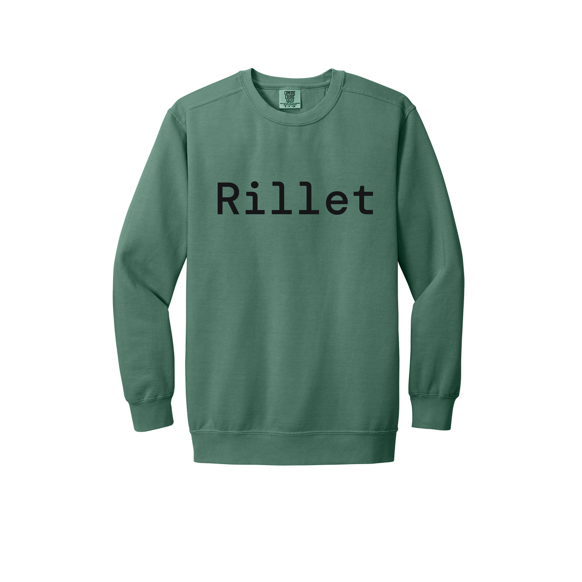 rillet-premium-comfort-crewneck-dtf-front-1566-lightgreen-flat-front