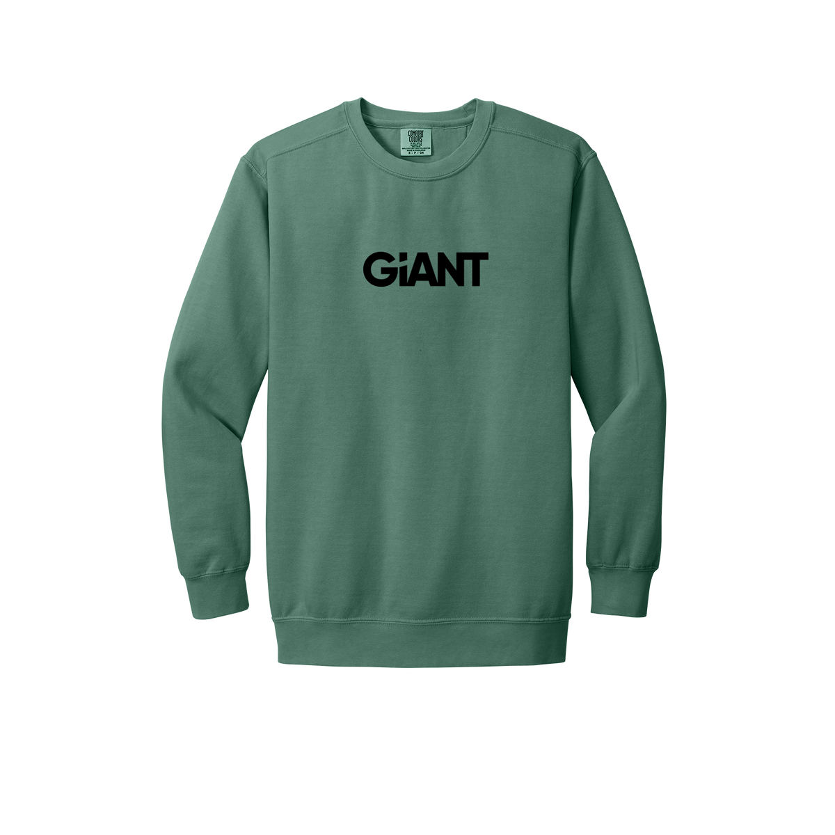giantworldwide-premium-comfort-crewneck-dtf-front-1566-lightgreen-flat-front