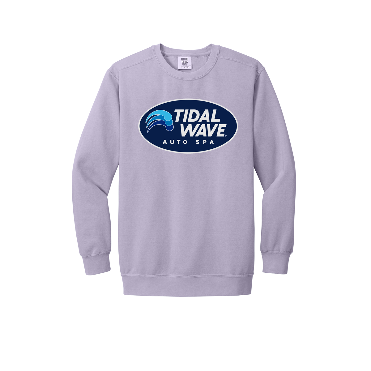 tidalwaveautospa-premium-comfort-crewneck-dtf-front-1566-orchid-flat-front