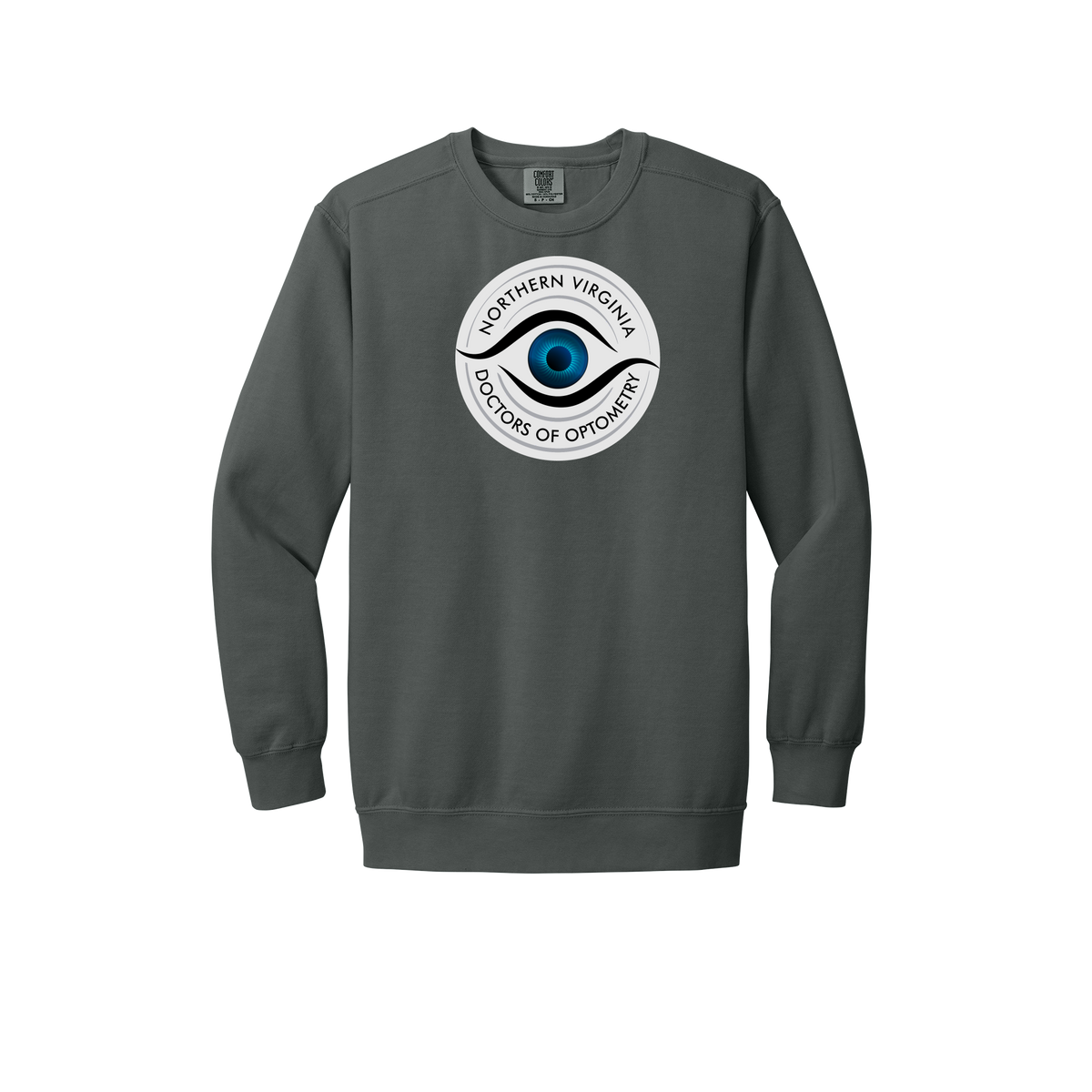 novaeyedocs-premium-clinic-comfort-crewneck-dtf-front-1566-pepper-flat-front