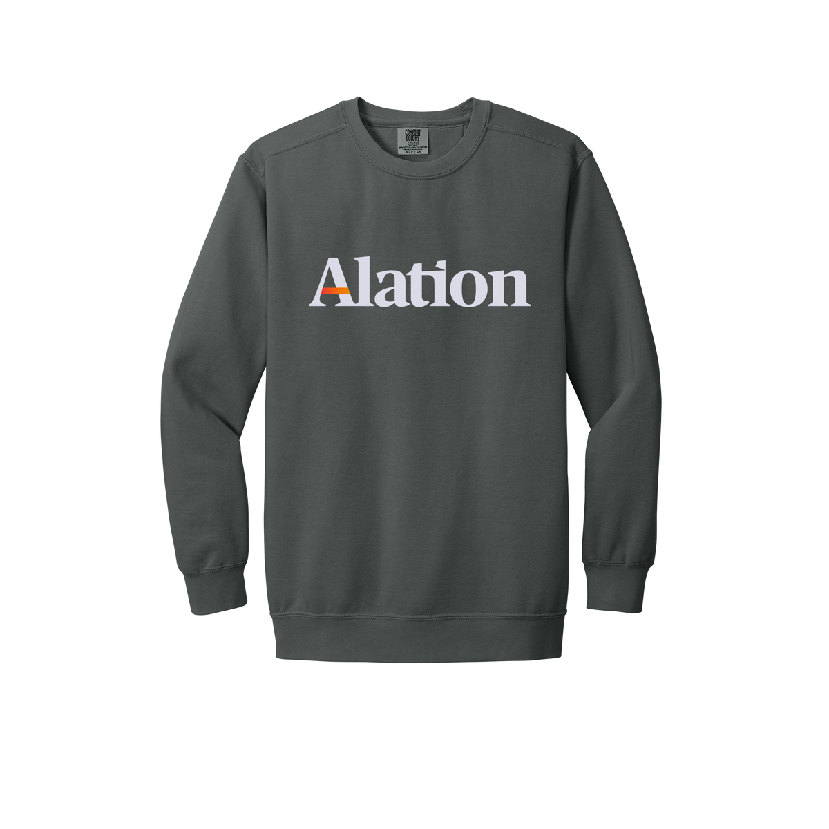 alation-premium-comfort-crewneck-dtf-front-1566-pepper-flat-front