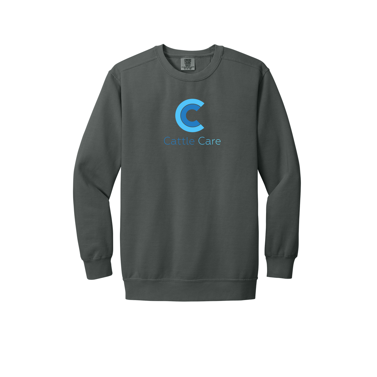 cattle-care-premium-comfort-crewneck-dtf-front-1566-pepper-flat-front