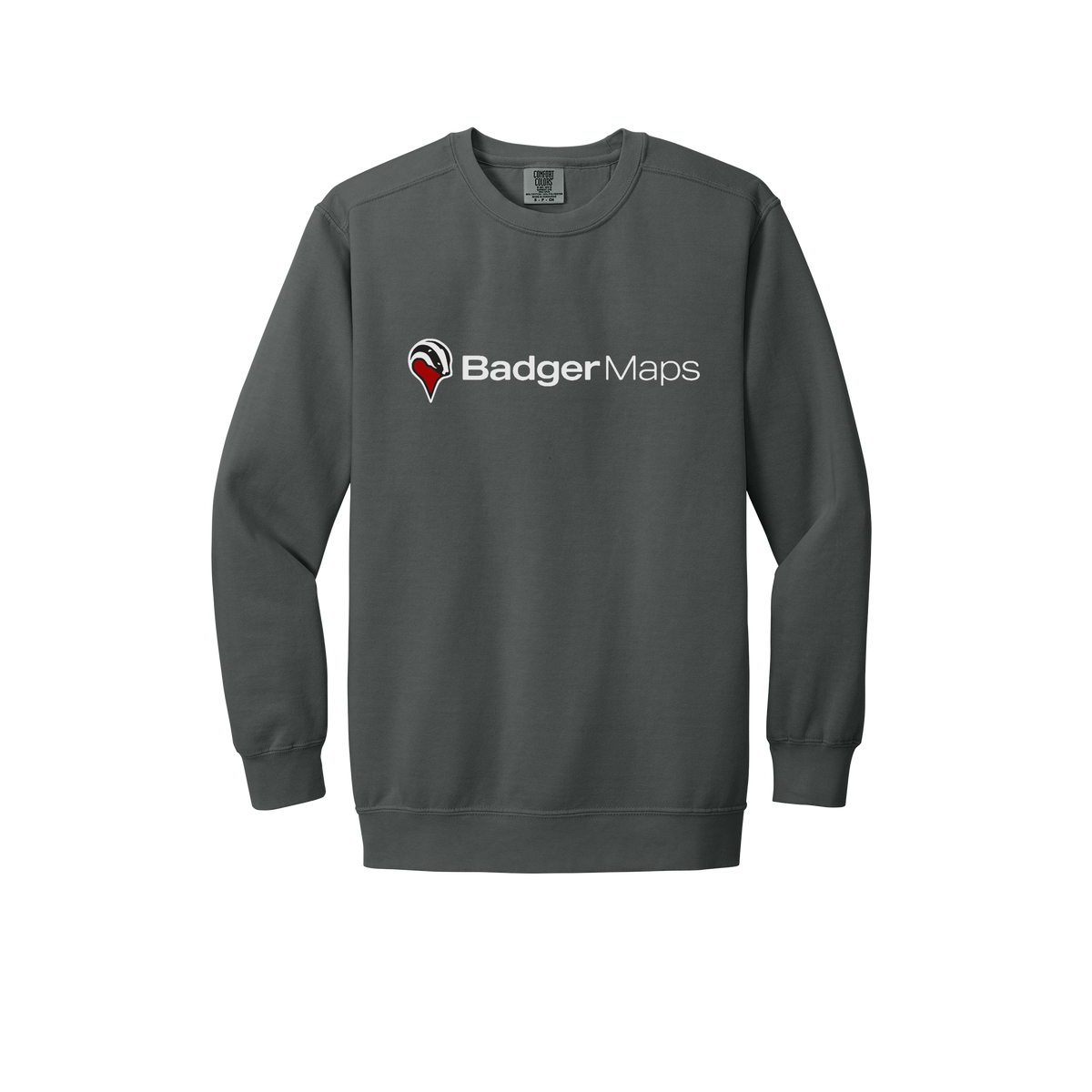 badgermapping-premium-comfort-crewneck-dtf-front-1566-pepper-flat-front