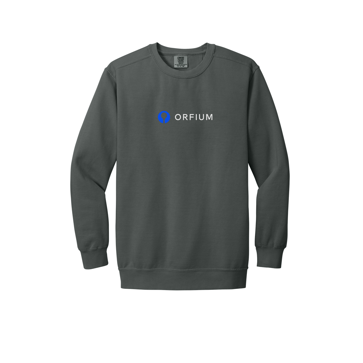 orfium-premium-comfort-crewneck-dtf-front-1566-pepper-flat-front