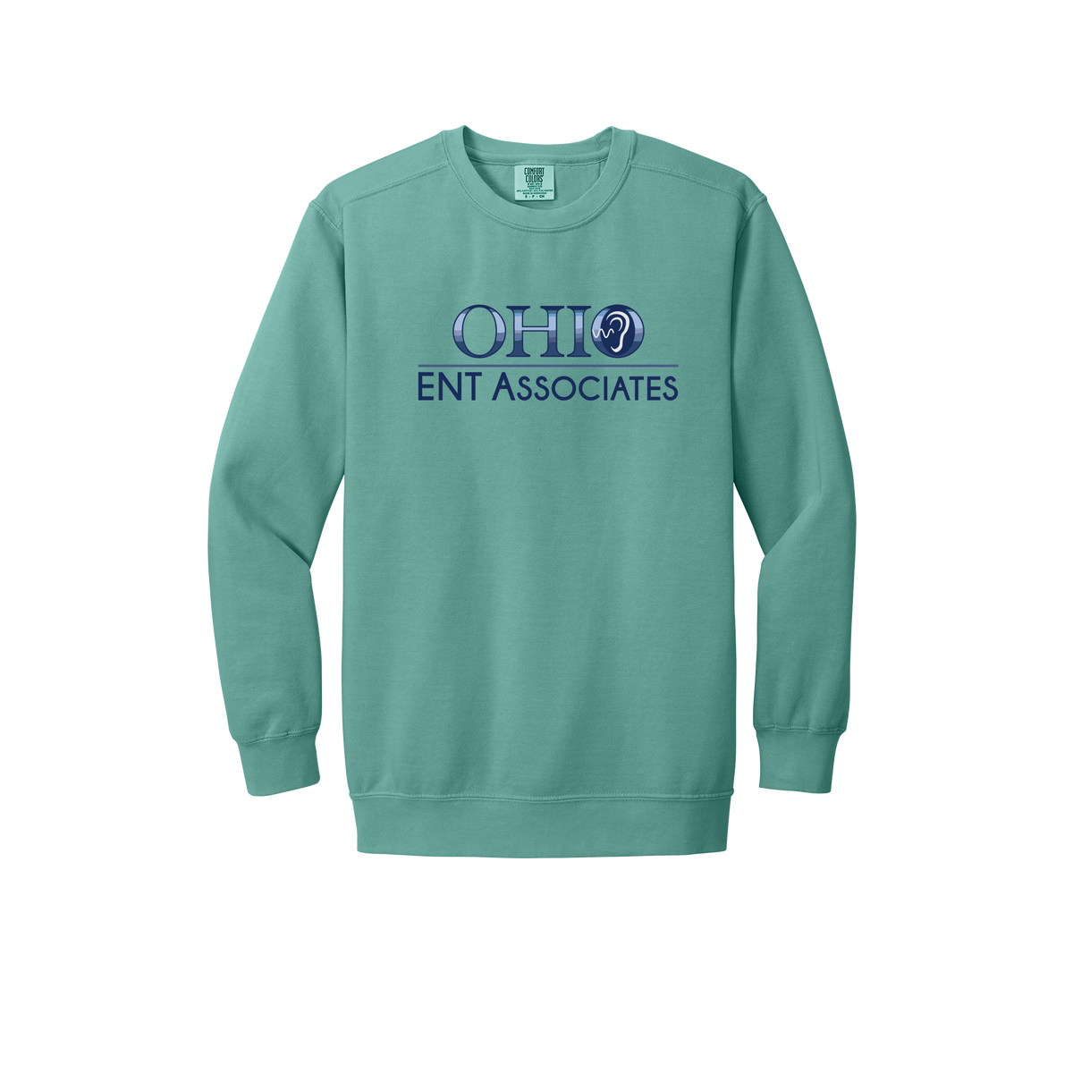 ohioentaudiology-premium-clinic-comfort-crewneck-dtf-front-1566-seafoam-flat-front