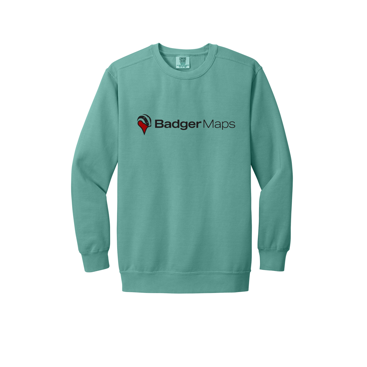 badgermapping-premium-comfort-crewneck-dtf-front-1566-seafoam-flat-front