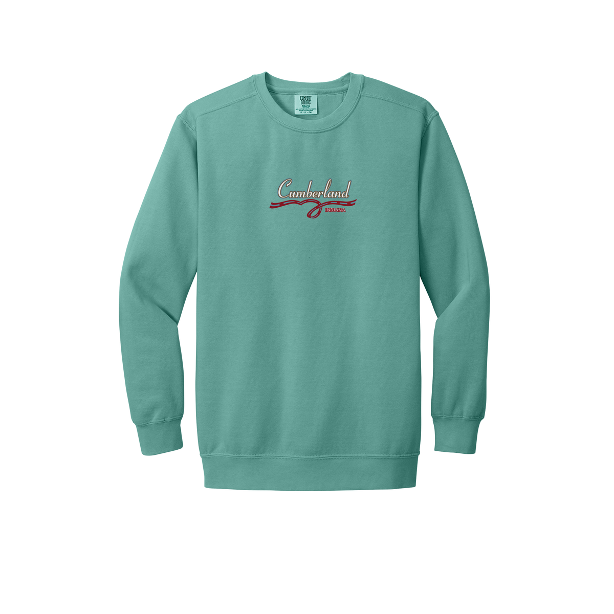 cumberland-premium-comfort-crewneck-dtf-front-1566-seafoam-flat-front