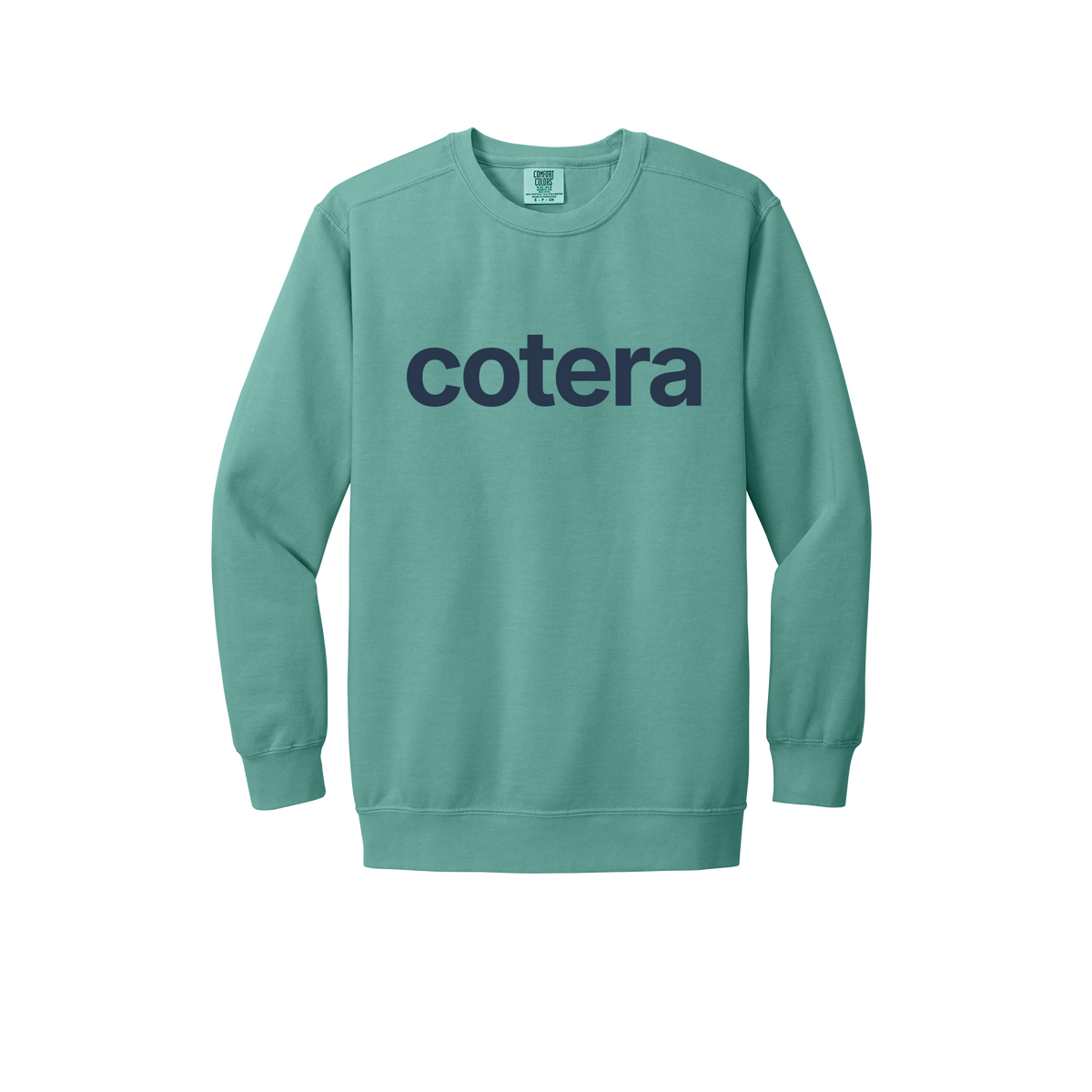 cotera-premium-comfort-crewneck-dtf-front-1566-seafoam-flat-front