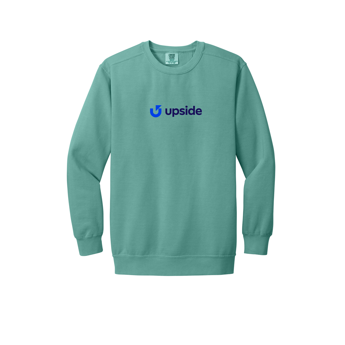 upside-premium-comfort-crewneck-dtf-front-1566-seafoam-flat-front