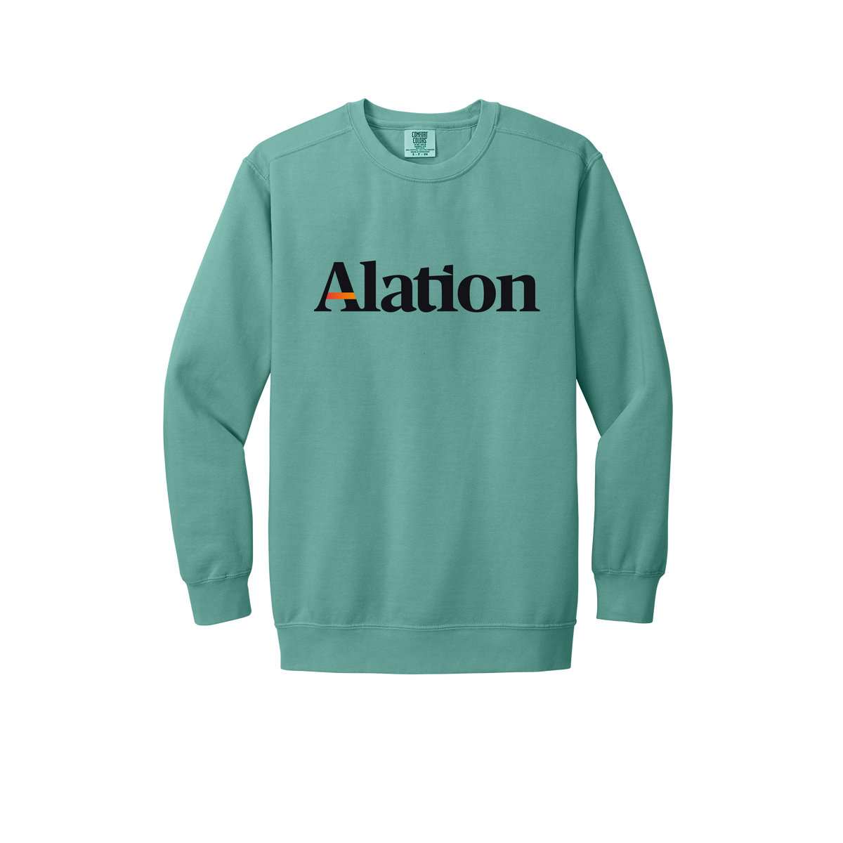 alation-premium-comfort-crewneck-dtf-front-1566-seafoam-flat-front