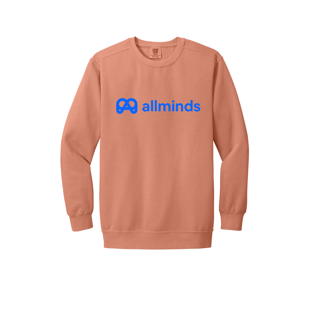 getallminds-premium-comfort-crewneck-dtf-front-1566-terracotta-flat-front