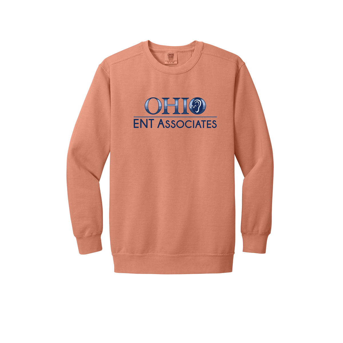 ohioentaudiology-premium-clinic-comfort-crewneck-dtf-front-1566-terracotta-flat-front