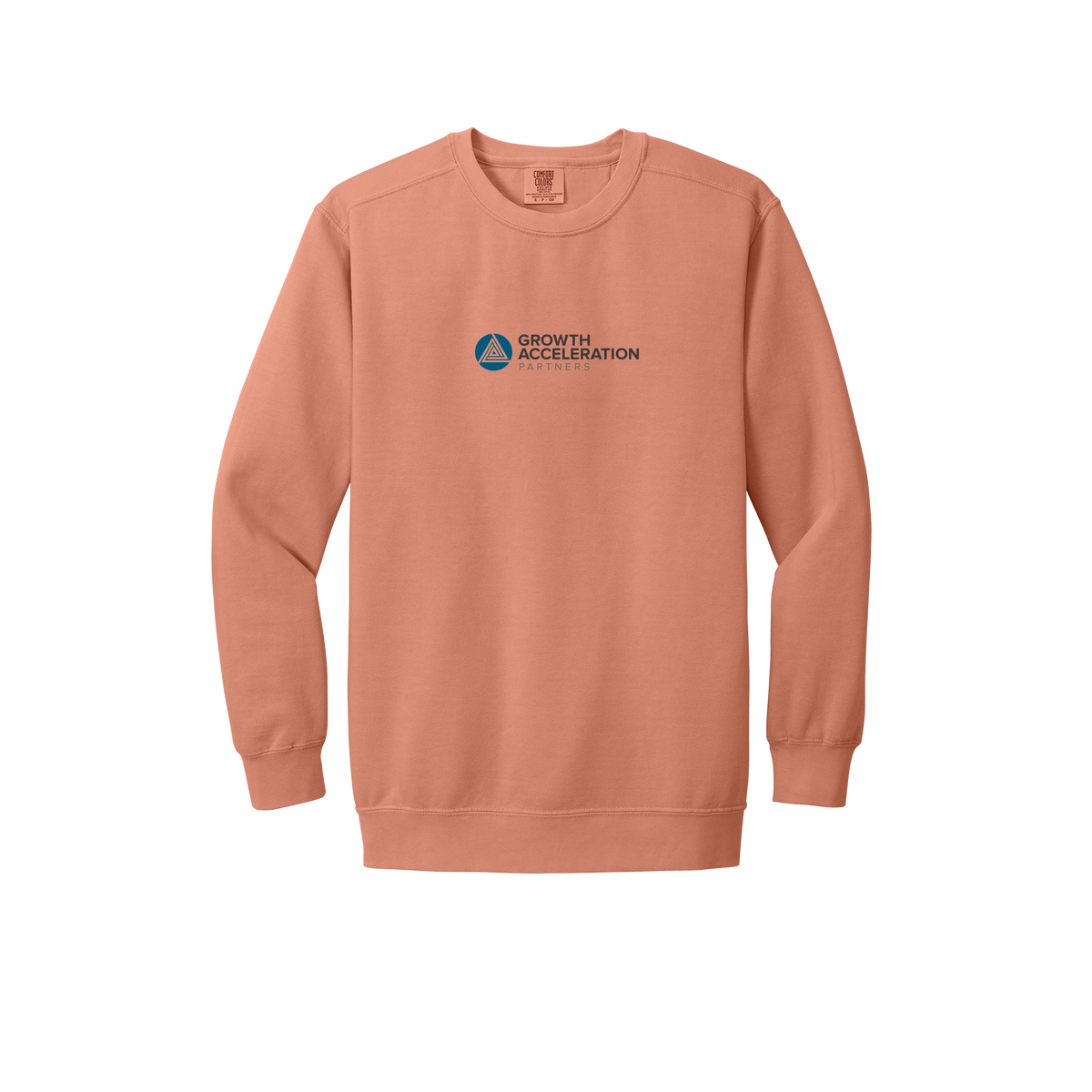 growthaccelerationpartners-premium-comfort-crewneck-dtf-front-1566-terracotta-flat-front