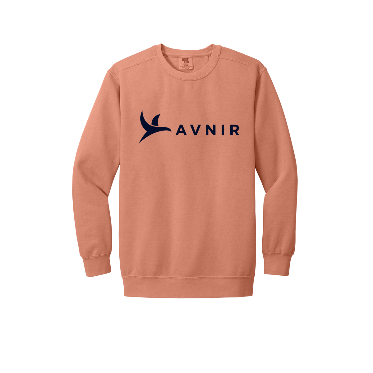 avnir-premium-comfort-crewneck-dtf-front-1566-terracotta-flat-front