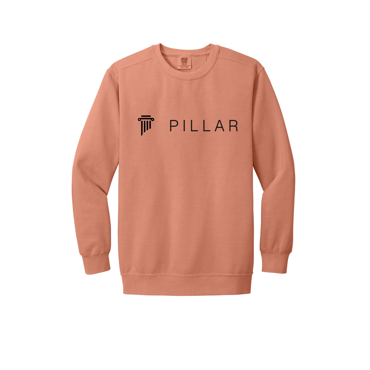 pillar-premium-comfort-crewneck-dtf-front-1566-terracotta-flat-front