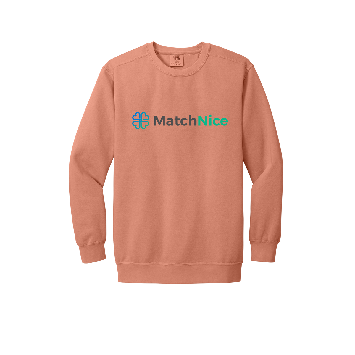 matchnice-premium-comfort-crewneck-dtf-front-1566-terracotta-flat-front