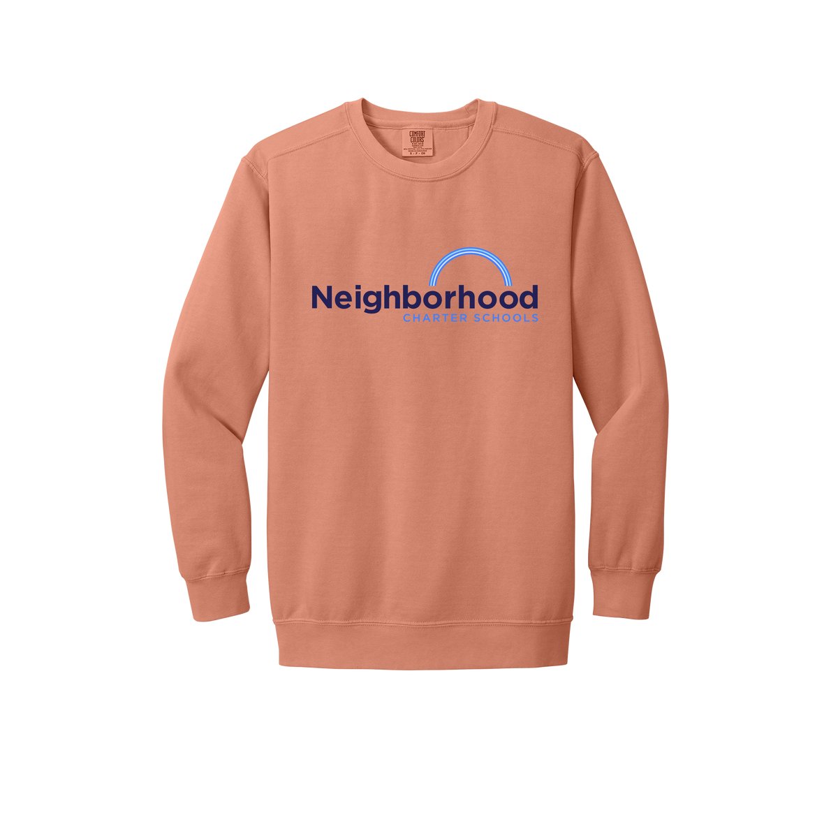 ncschools-premium-comfort-crewneck-dtf-front-1566-terracotta-flat-front