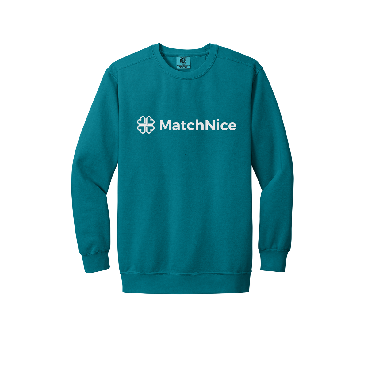 matchnice-premium-comfort-crewneck-dtf-front-1566-topazblue-flat-front