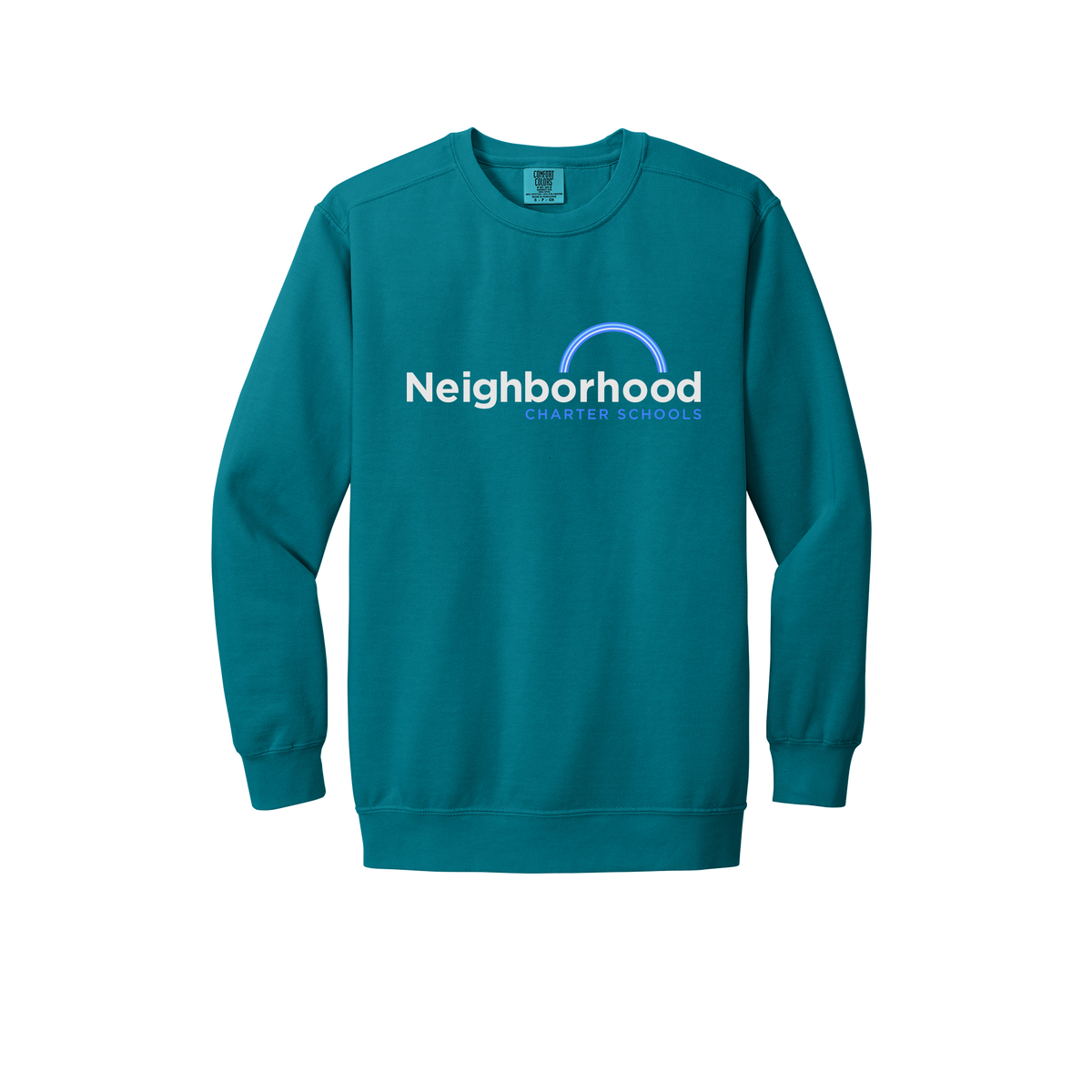 ncschools-premium-comfort-crewneck-dtf-front-1566-topazblue-flat-front