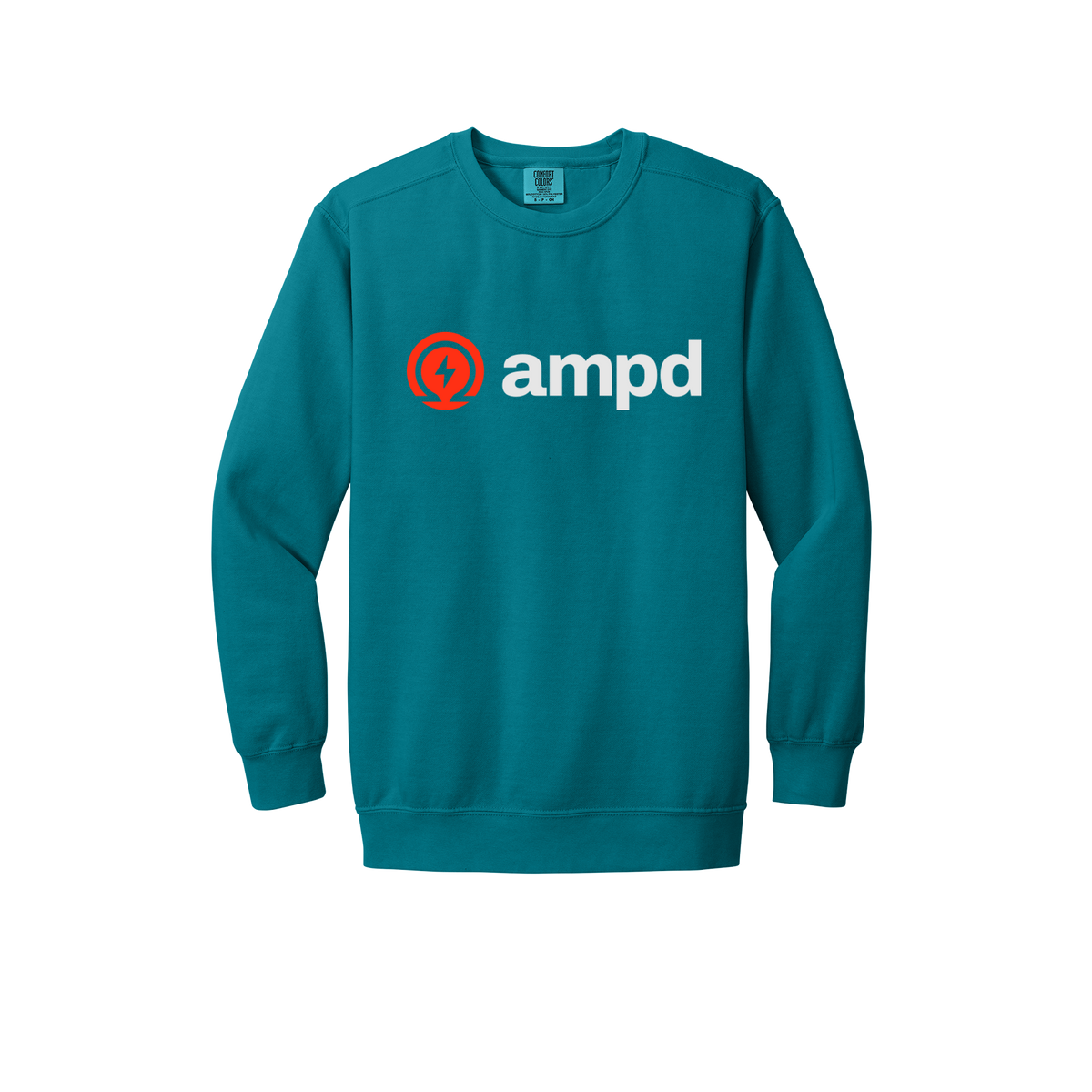 ampd-premium-comfort-crewneck-dtf-front-1566-topazblue-flat-front