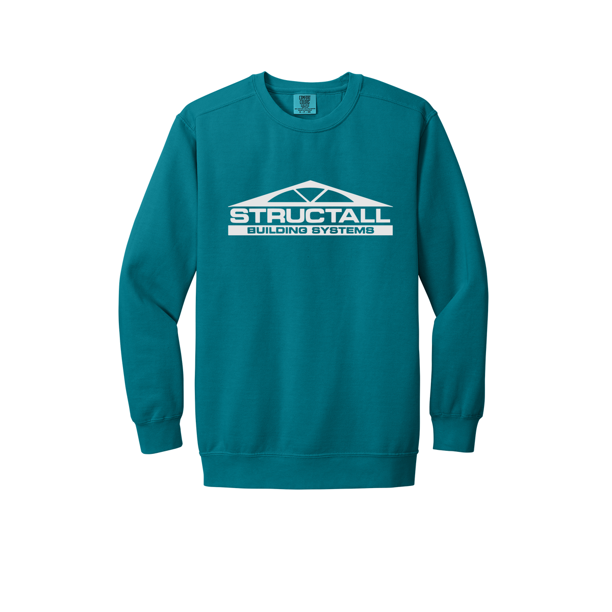 structall-premium-comfort-crewneck-dtf-front-1566-topazblue-flat-front