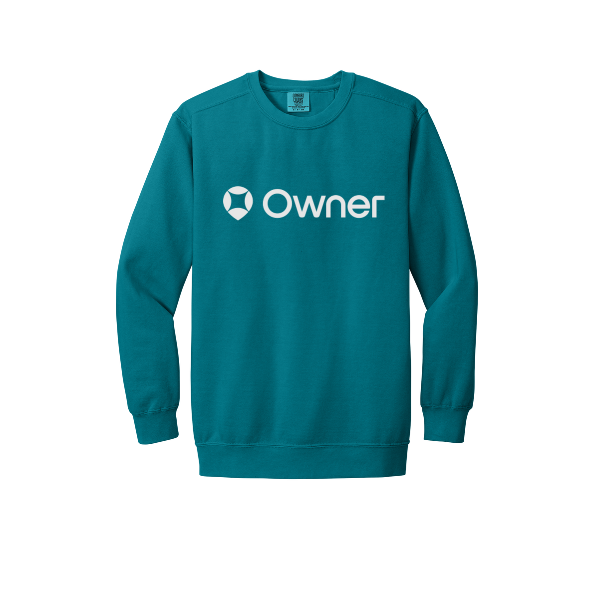 owner-premium-comfort-crewneck-dtf-front-1566-topazblue-flat-front