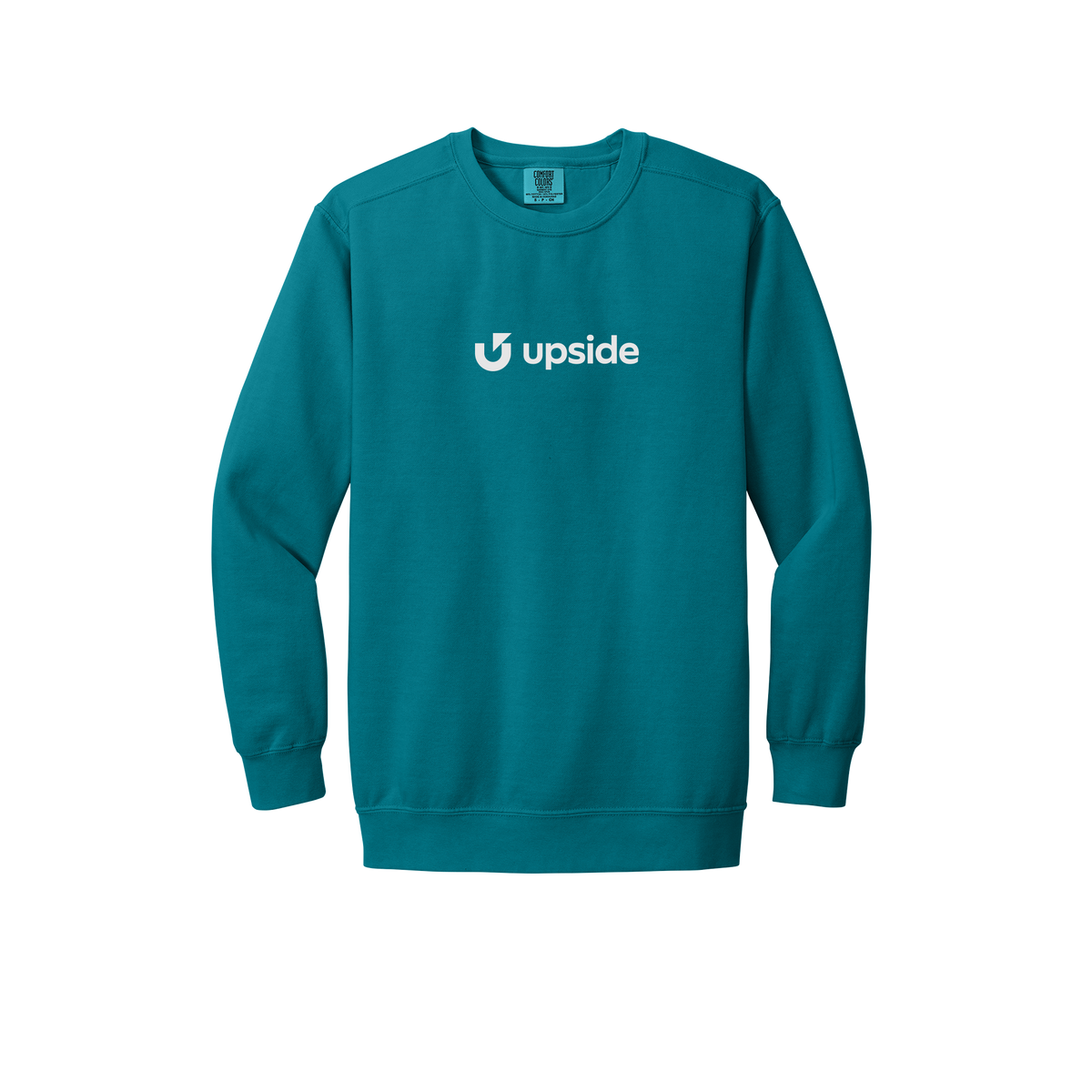 upside-premium-comfort-crewneck-dtf-front-1566-topazblue-flat-front