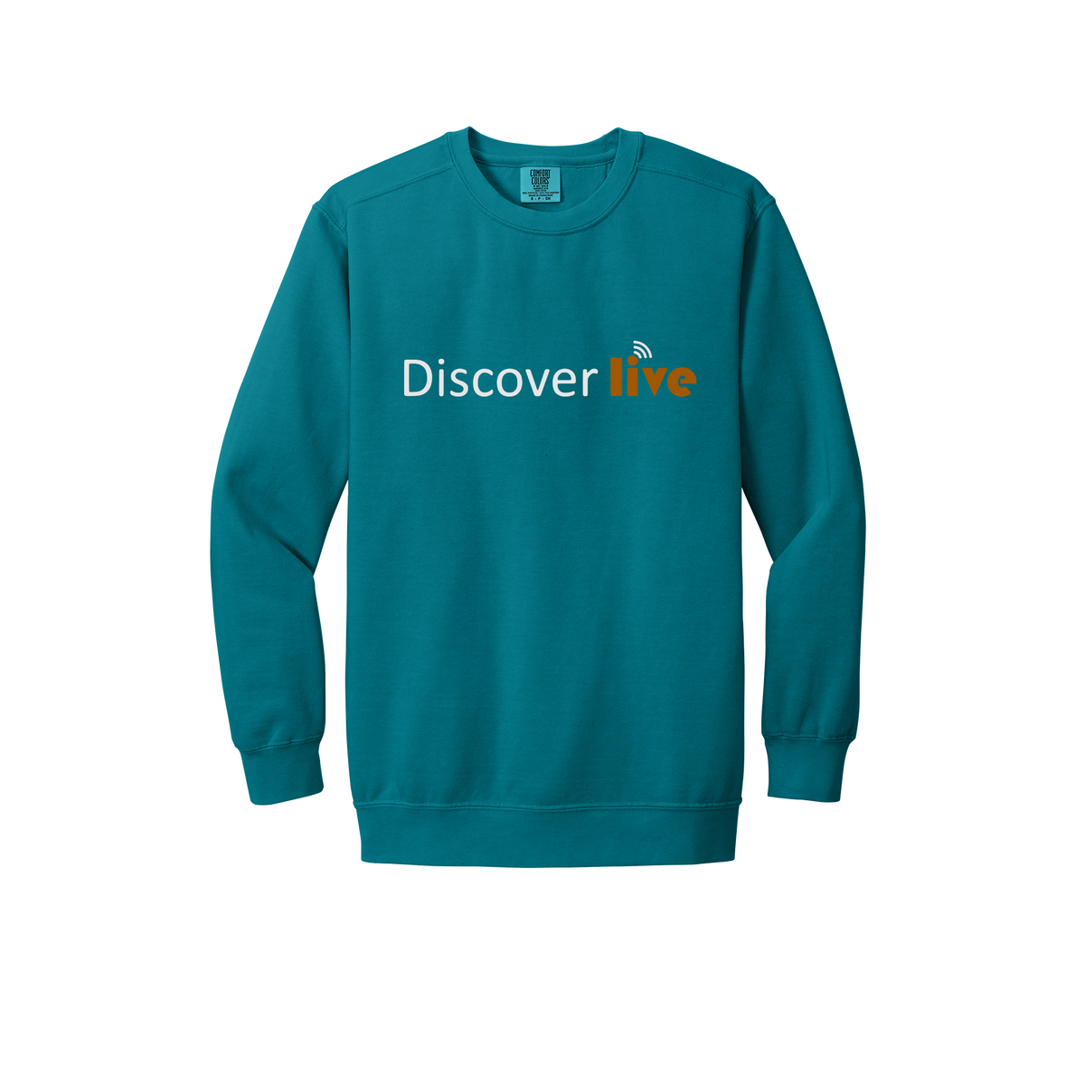 discover-premium-comfort-crewneck-dtf-front-1566-topazblue-flat-front