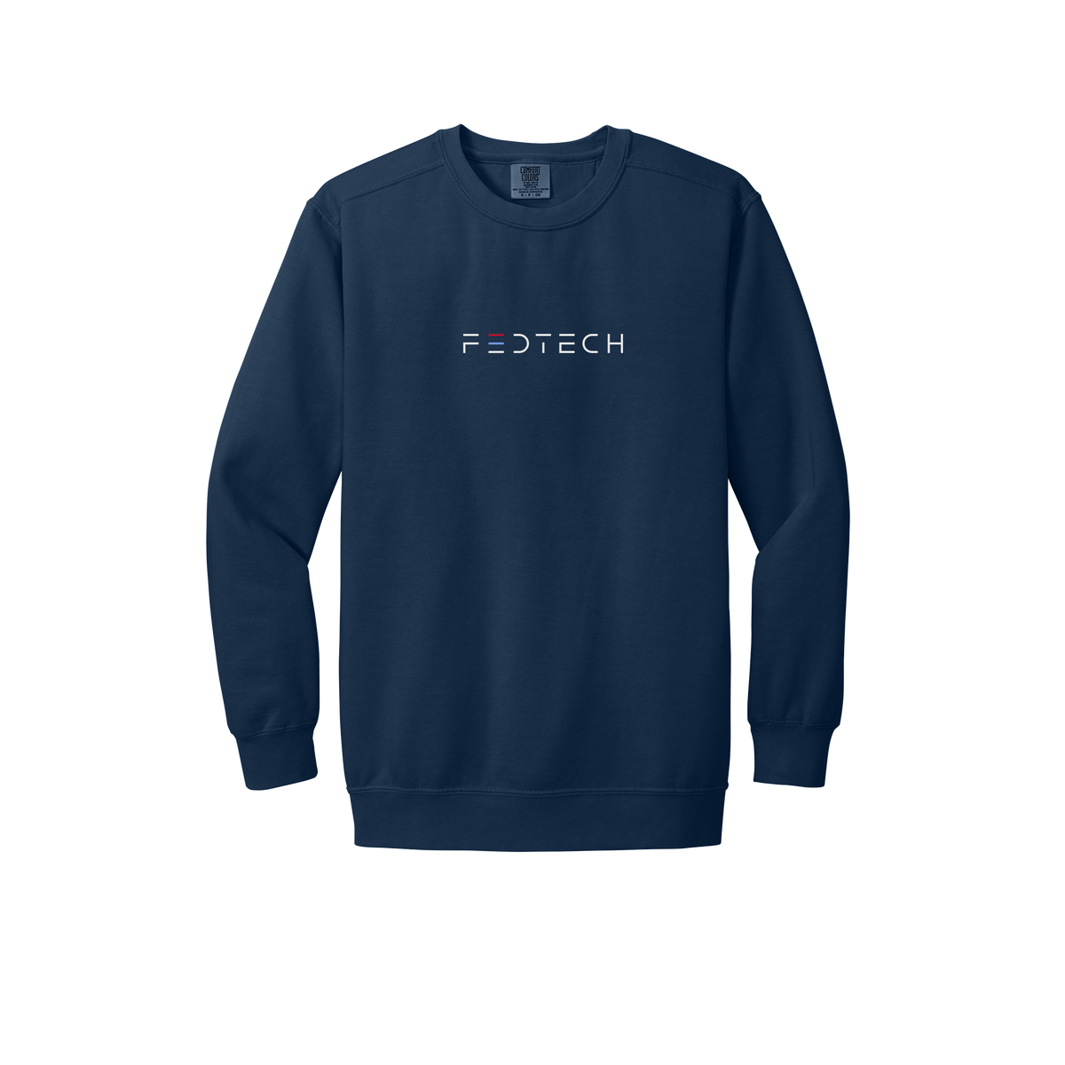 fedtech-premium-comfort-crewneck-dtf-front-1566-truenavy-flat-front