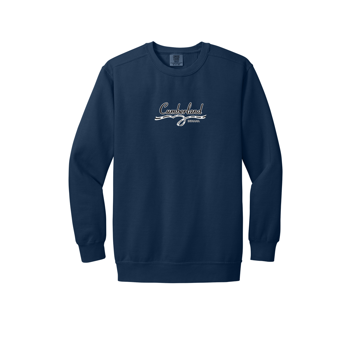 cumberland-premium-comfort-crewneck-dtf-front-1566-truenavy-flat-front