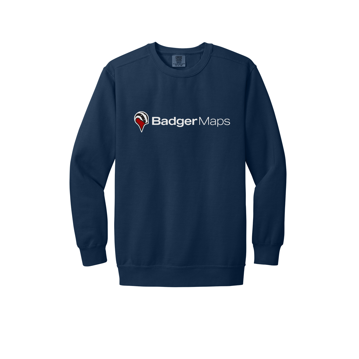 badgermapping-premium-comfort-crewneck-dtf-front-1566-truenavy-flat-front
