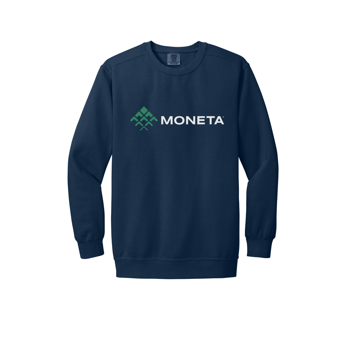 monetagroup-premium-comfort-crewneck-dtf-front-1566-truenavy-flat-front