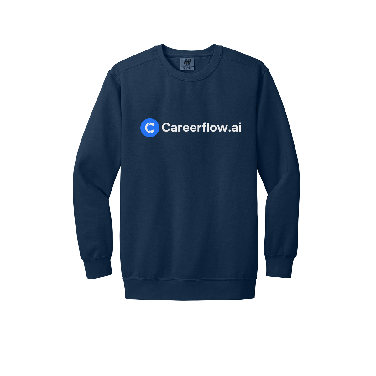 careerflow-premium-comfort-crewneck-dtf-front-1566-truenavy-flat-front