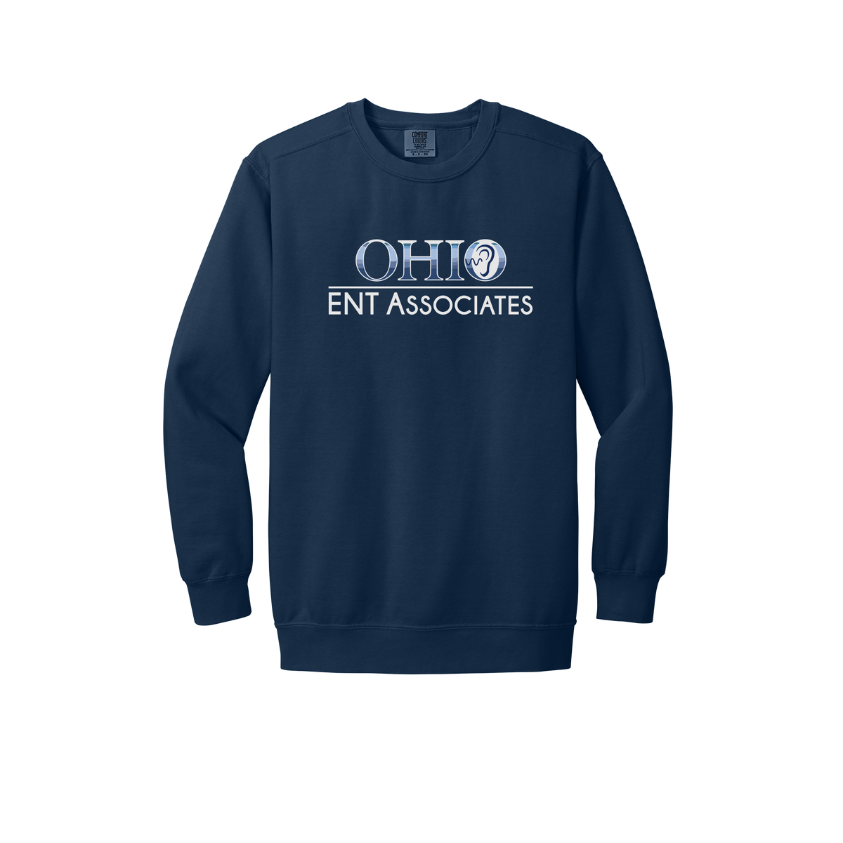ohioentaudiology-premium-clinic-comfort-crewneck-dtf-front-1566-truenavy-flat-front