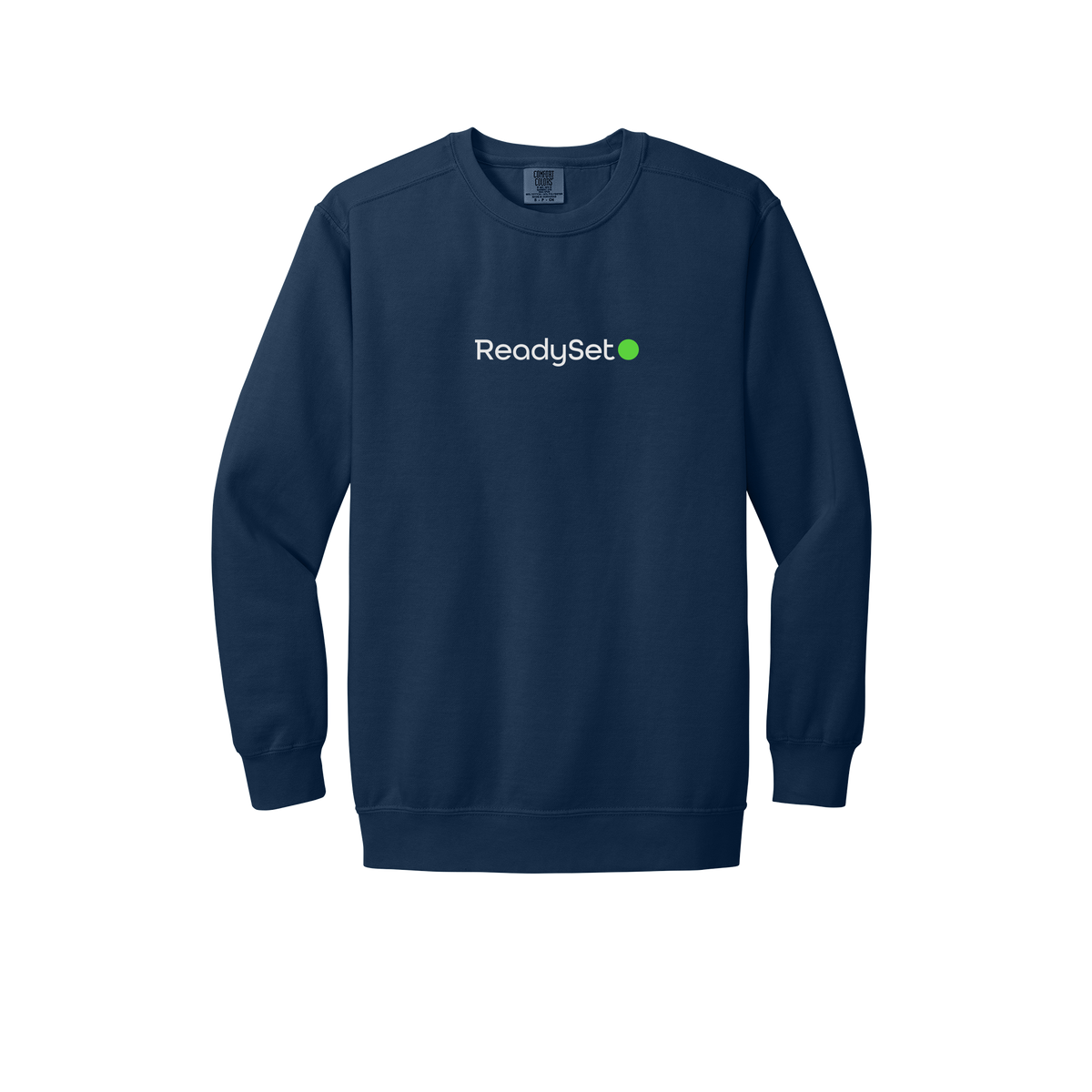 readysetsurgical-premium-clinic-comfort-crewneck-dtf-front-1566-truenavy-flat-front