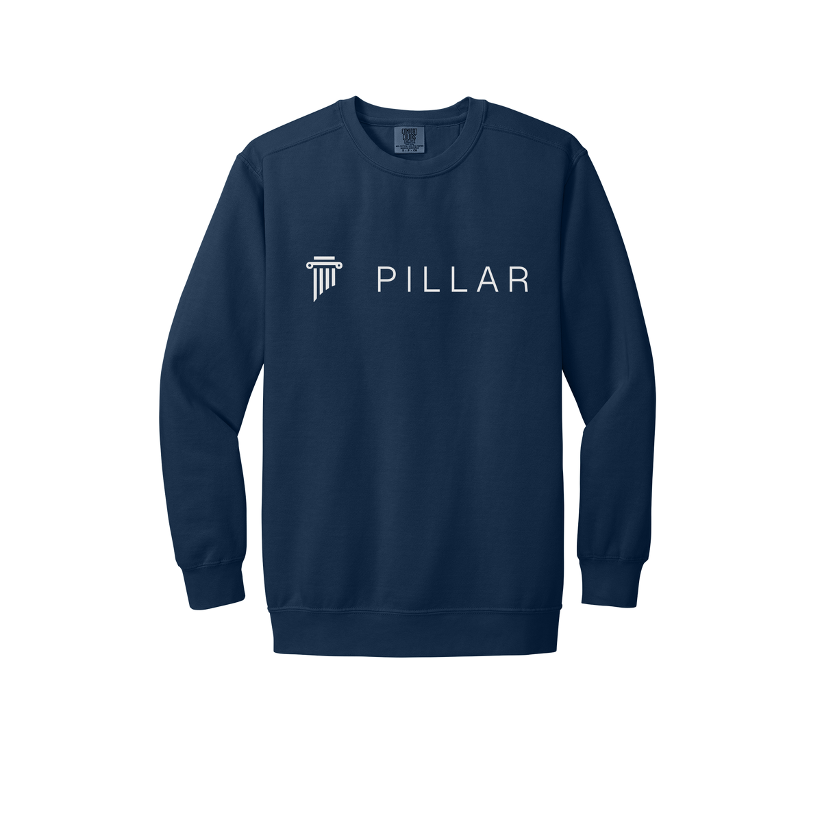 pillar-premium-comfort-crewneck-dtf-front-1566-truenavy-flat-front