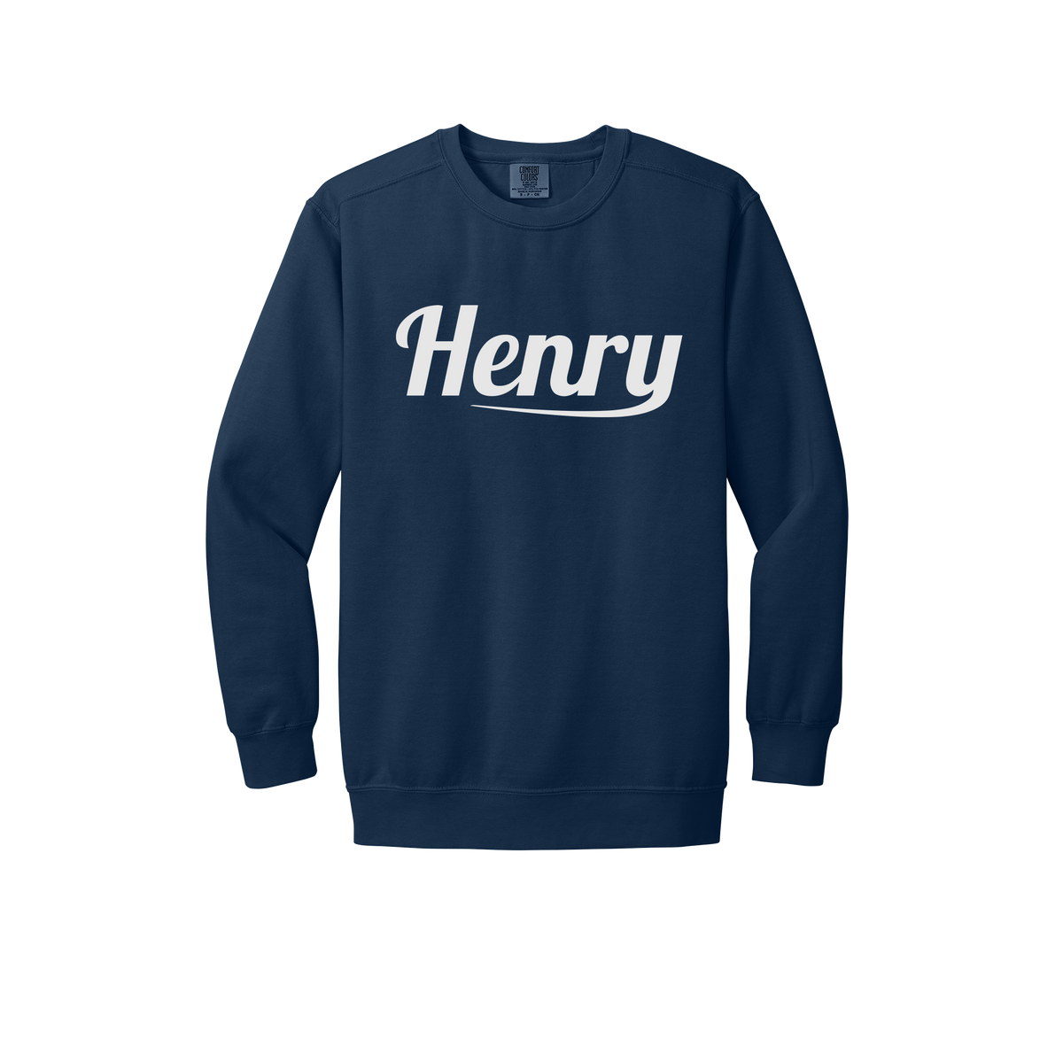 henrymeds-premium-comfort-crewneck-dtf-front-1566-truenavy-flat-front