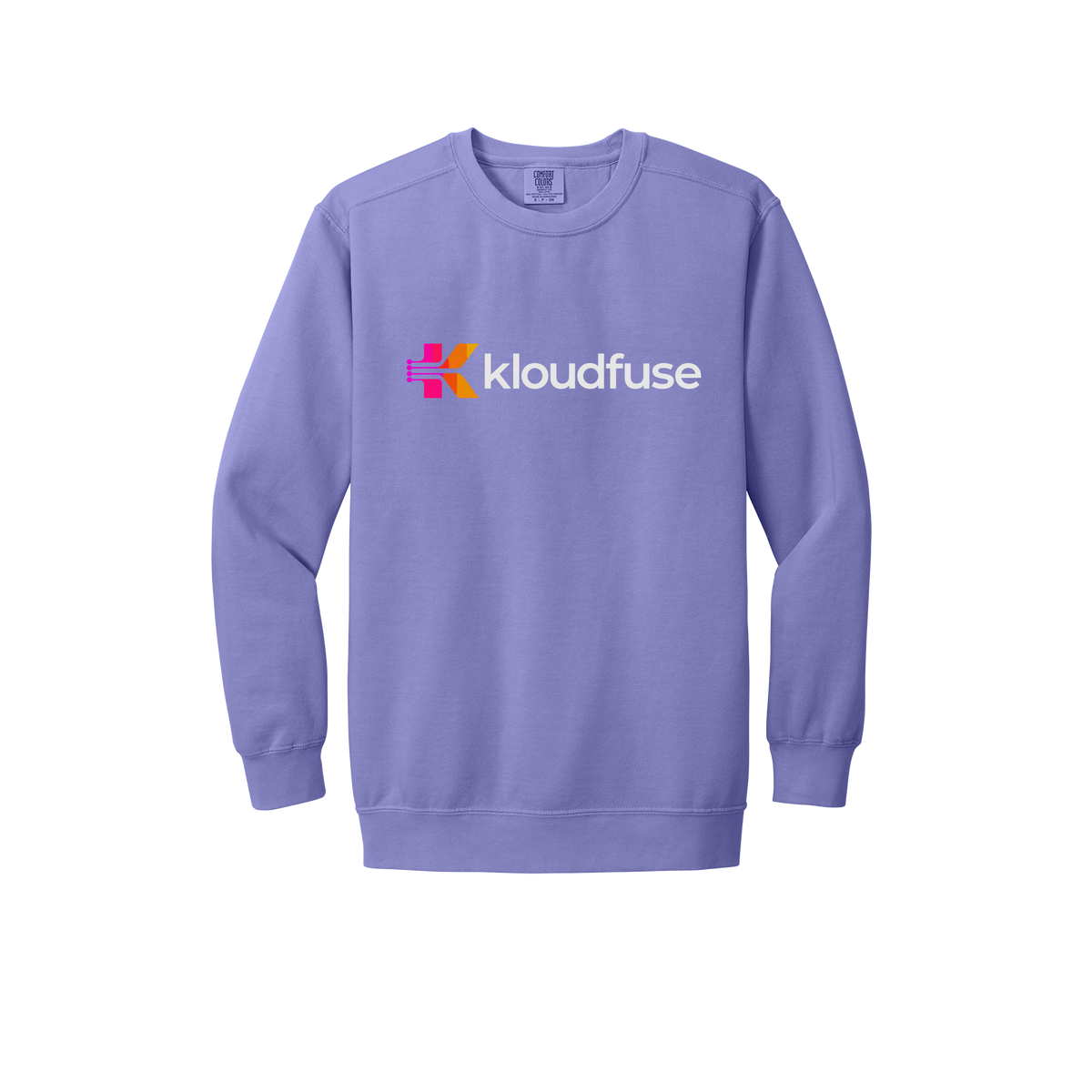kloudfuse-premium-comfort-crewneck-dtf-front-1566-violet-flat-front