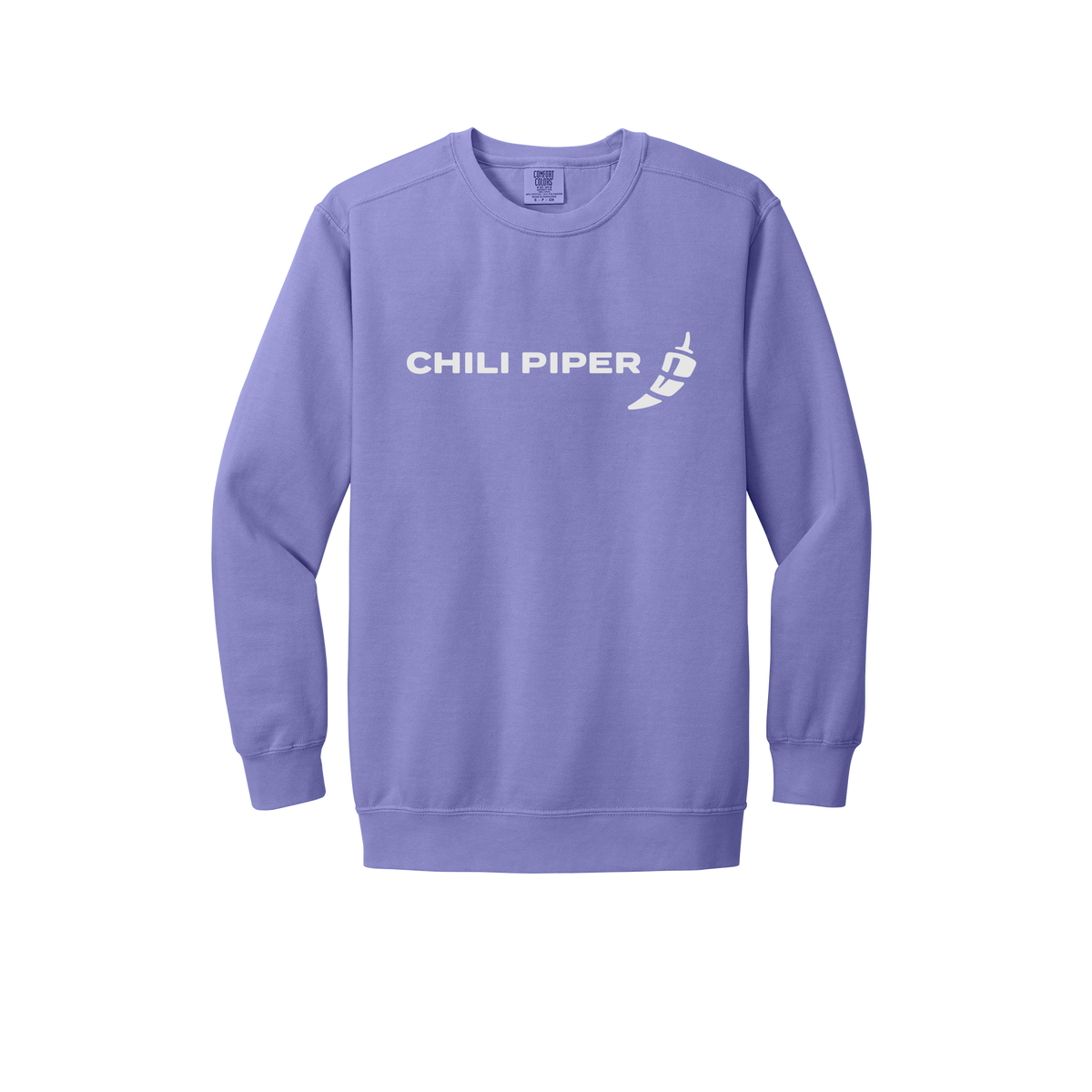 chilipiper-premium-comfort-crewneck-dtf-front-1566-violet-flat-front